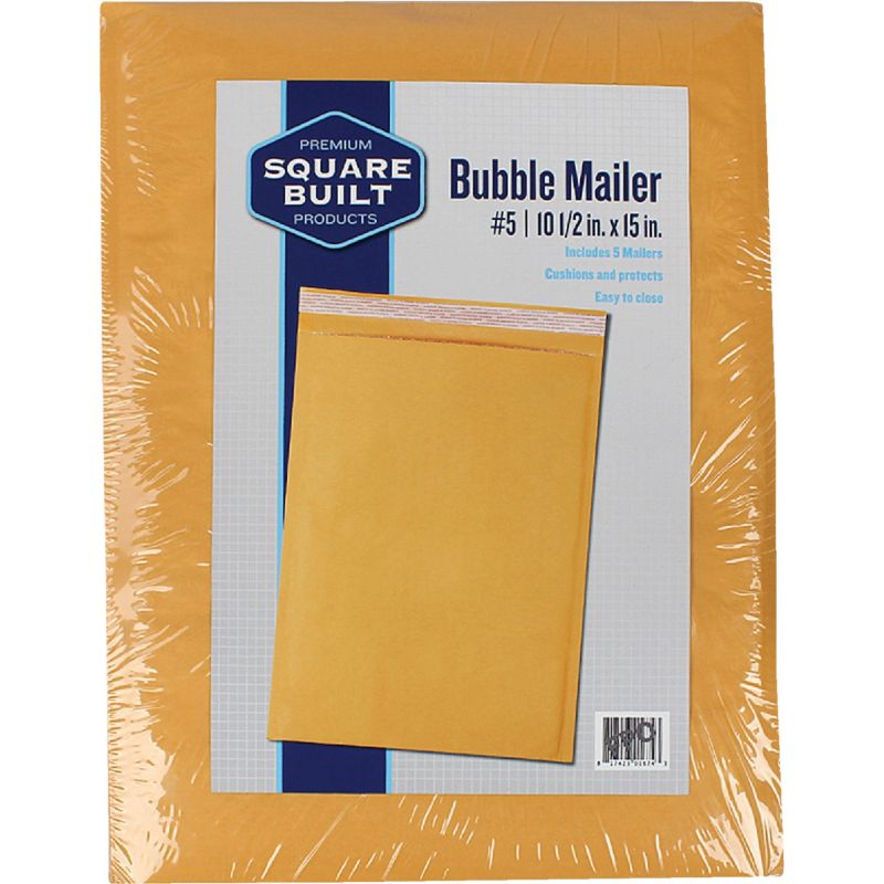 Square Built Bubble Mailer 10.5 In. X 15 In.