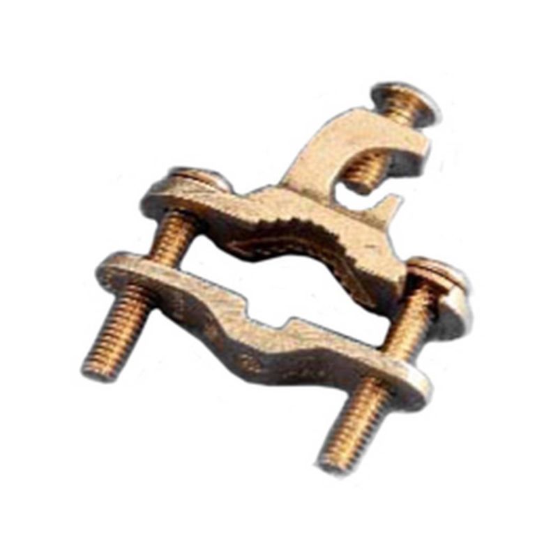 nVent ERICO EK16 Ground Clamp, Clamping Range: 1/2 to 1 in, #10 to 2 AWG Wire, Bronze