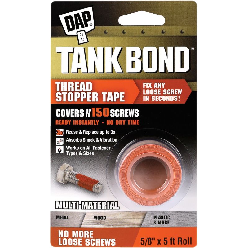 DAP Tank Bond Thread Stopper Multi-Purpose Adhesive Tape Orange