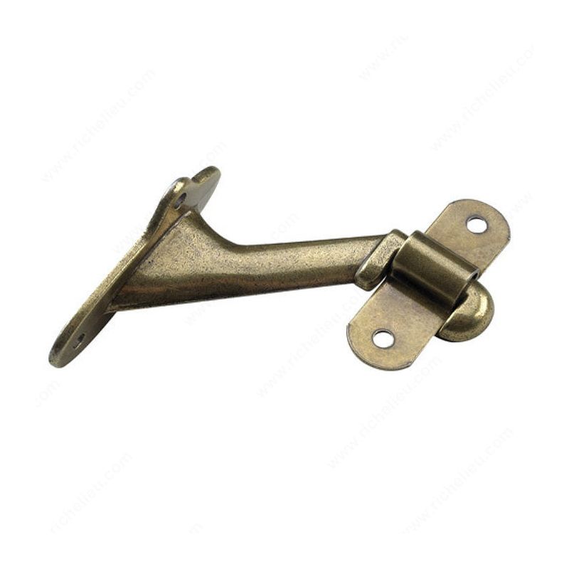 Onward 222ABV Handrail Bracket, Metal, Antique Brass