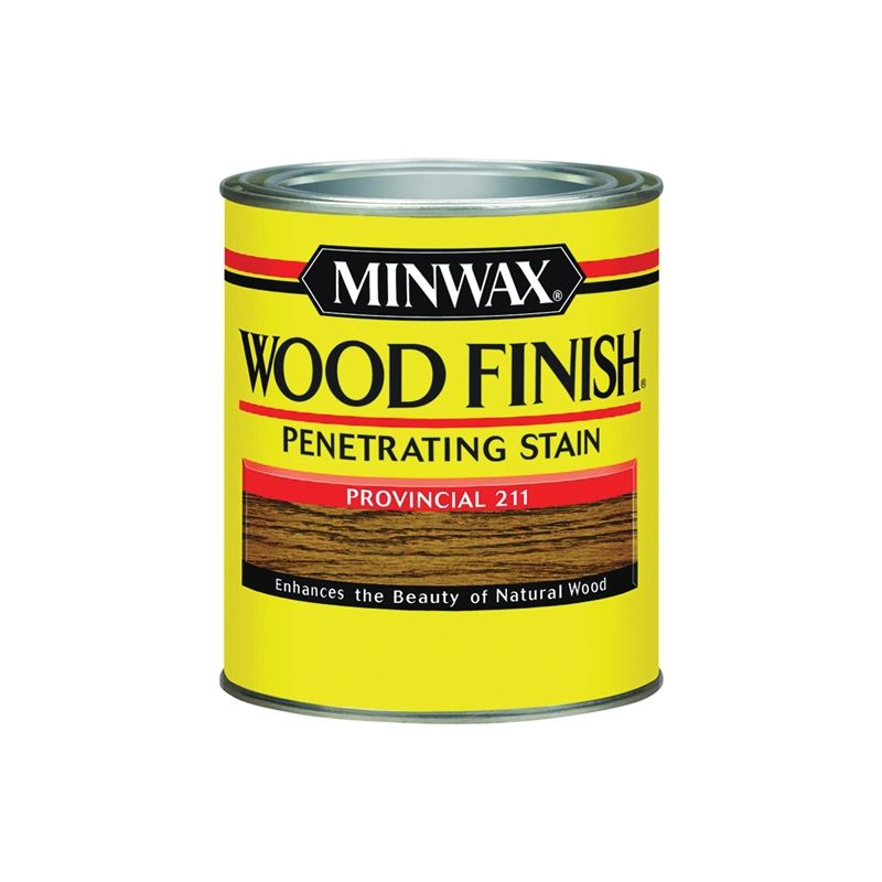 Minwax 70002444 Wood Stain, Provincial, Liquid, 1 qt, Can Provincial