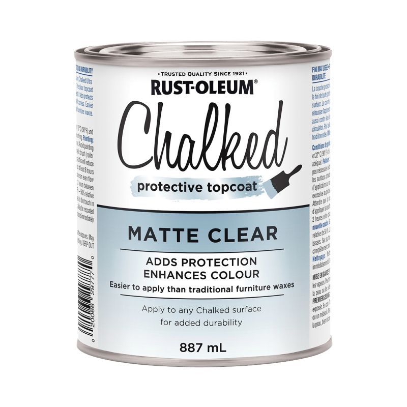 Rust-Oleum 289508 Protective Coating, Matte, Clear, 30 oz Clear