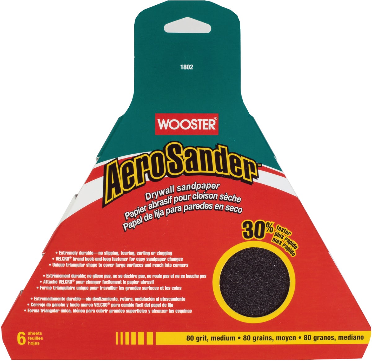 Wooster  AeroSander  9-1/2 in L Sanding Tool 