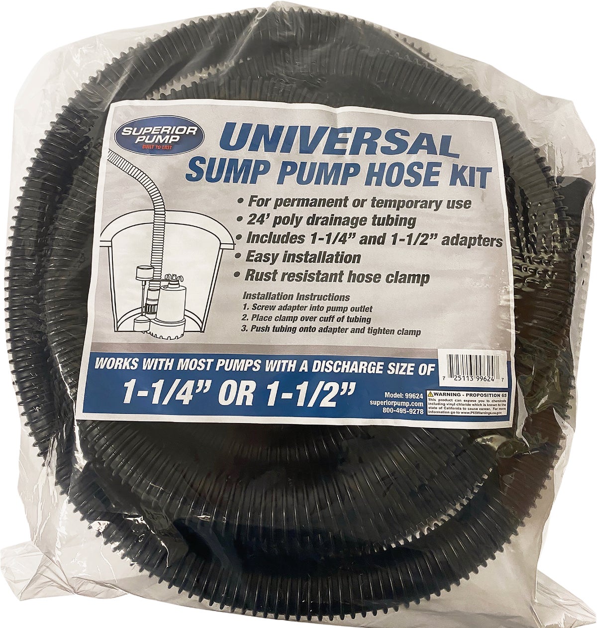 Pentair Water MP Universal Hose Kit 112444 Sump Pump Accessories for sale online 