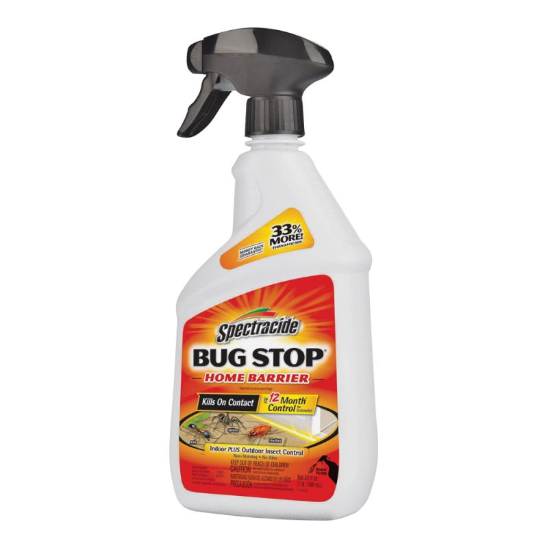 Spectracide HG-96427 Insect Control, Liquid, Spray Application, 32 oz Light Yellow