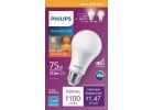 Philips Warm Glow A19 Medium LED Light Bulb, Title 20 Compliant