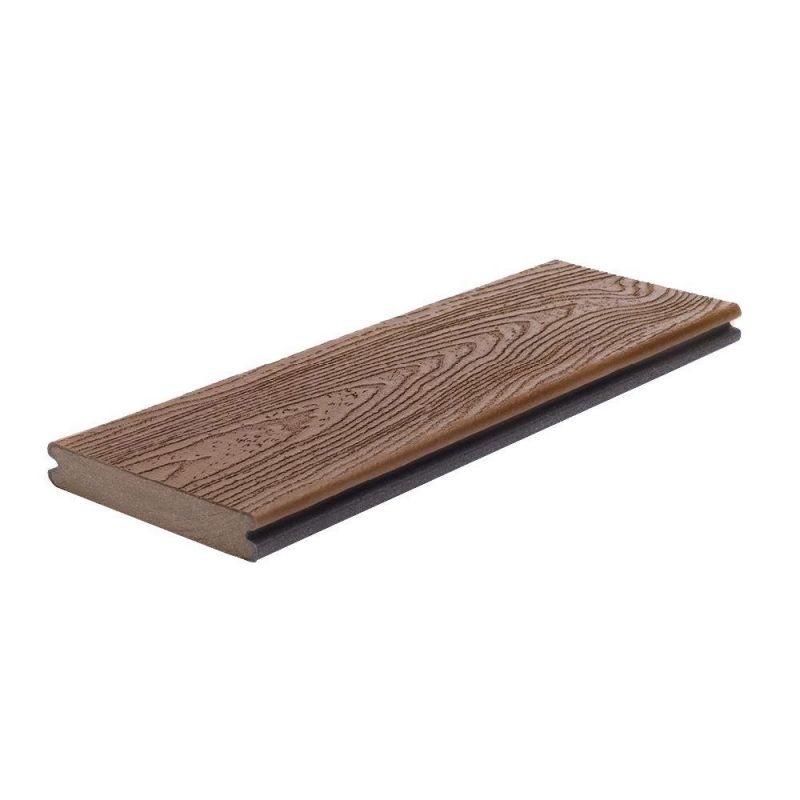Trex 1&quot; x 6&quot; x 20&#039; Transcend Fire Pit Grooved Edge Composite Decking Board