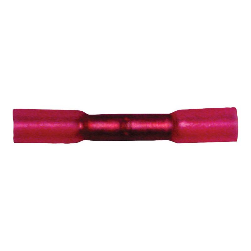 Calterm 65701 Butt Splice Connector, 600 V, Red Red