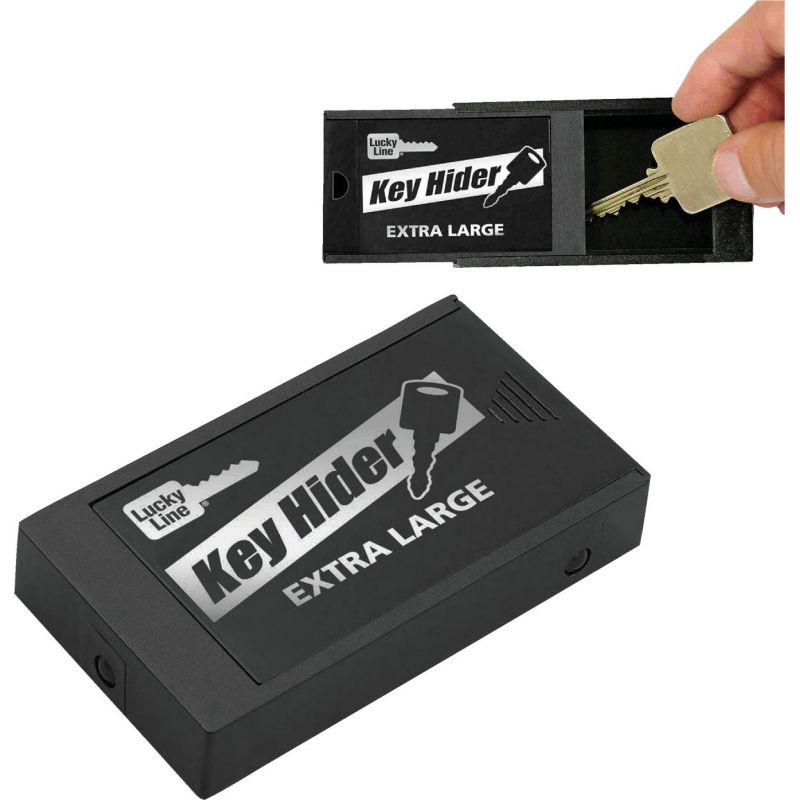 Lucky Line Extra Large Magnetic Key Hider Black