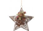 Alpine Rustic Christmas Star Holiday Decoration