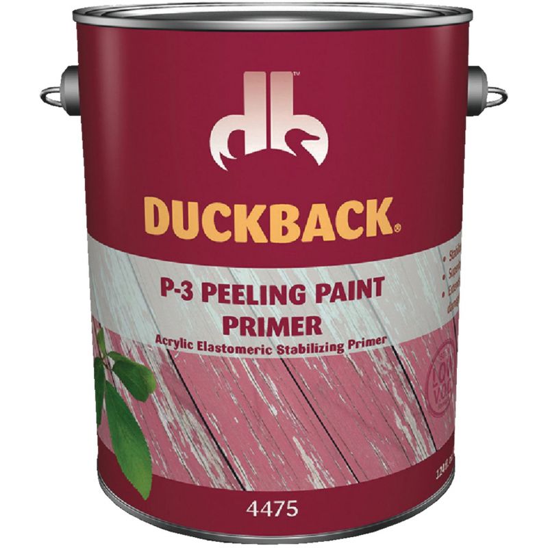 Duckback P-3 Peeling Paint Exterior Primer White, 1 Gal.