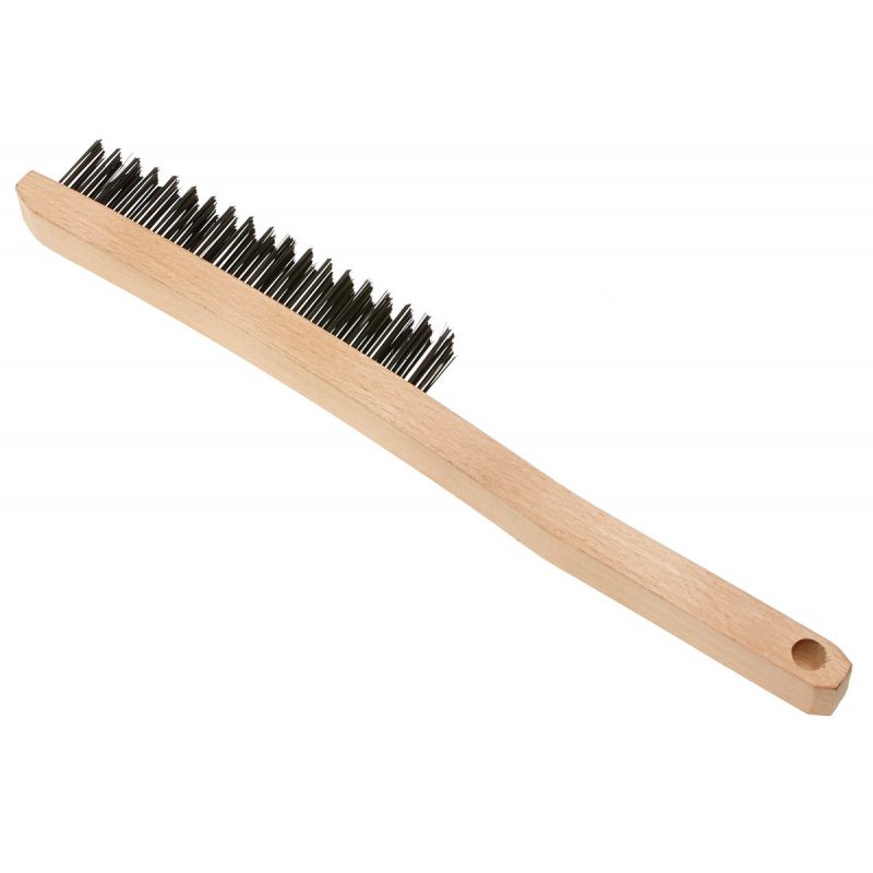 Best Look Long Curved Handle Wire Brush