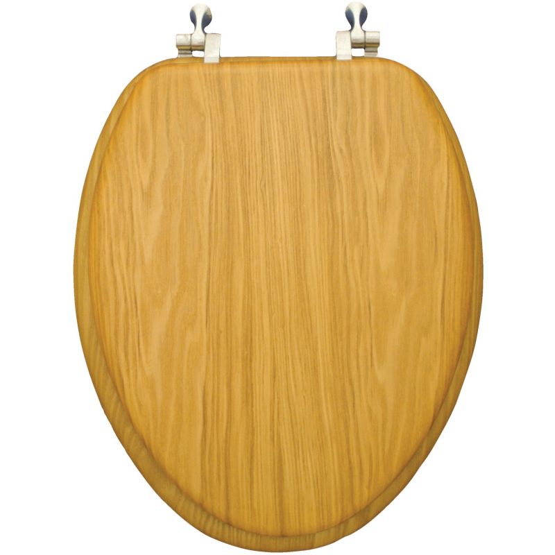 Home Impressions Oak Veneer Toilet Seat Oak