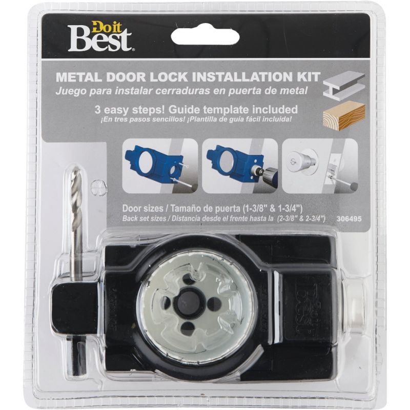 Do it Best Bi-Metal Door Lock Installation Kit