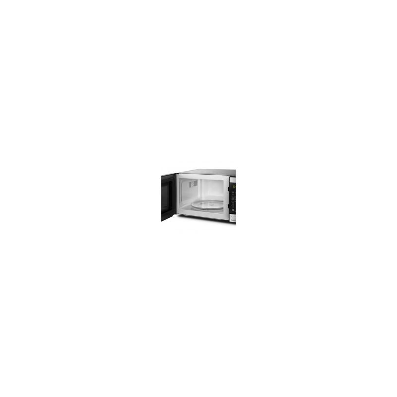 Danby DBMW0924BBS Microwave, 0.9 cu-ft Capacity, 900 W, 2 Cooking Stages, Stainless Steel, Black 0.9 Cu-ft, Black