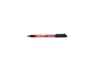 Milwaukee INKZALL Series 48-22-3160 Pen, Black, 5.1 in L, Plastic Barrel, Red Barrel Black