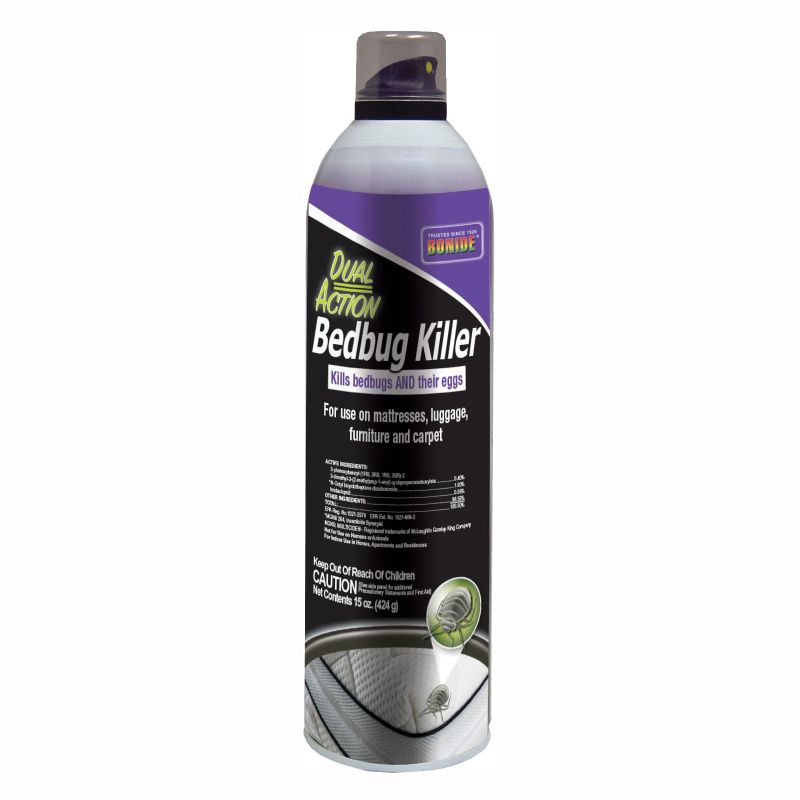 Bonide 5710 Bedbug Killer, Liquid, Spray Application, 12 to 15 oz Milky White
