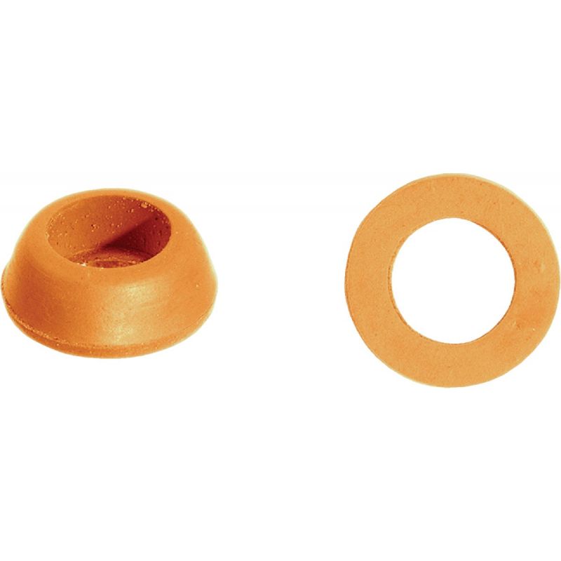 Molded Cone Slip Joint Washer 23/32 In. X 13/32 In., Orange (Pack of 5)