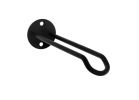 National Hardware N275-520 Plant Hanger Wall Base, 7 in L, 1-25/32 in H, Steel, Black, Screw, Wall Mounting Black