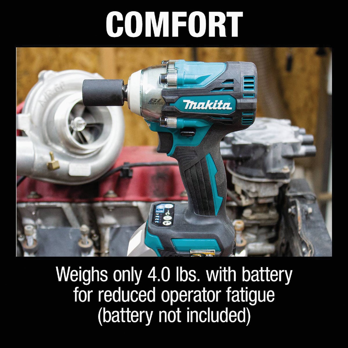 Buy Makita 18V 4 Speed Cordless Impact Wrench Tool Only