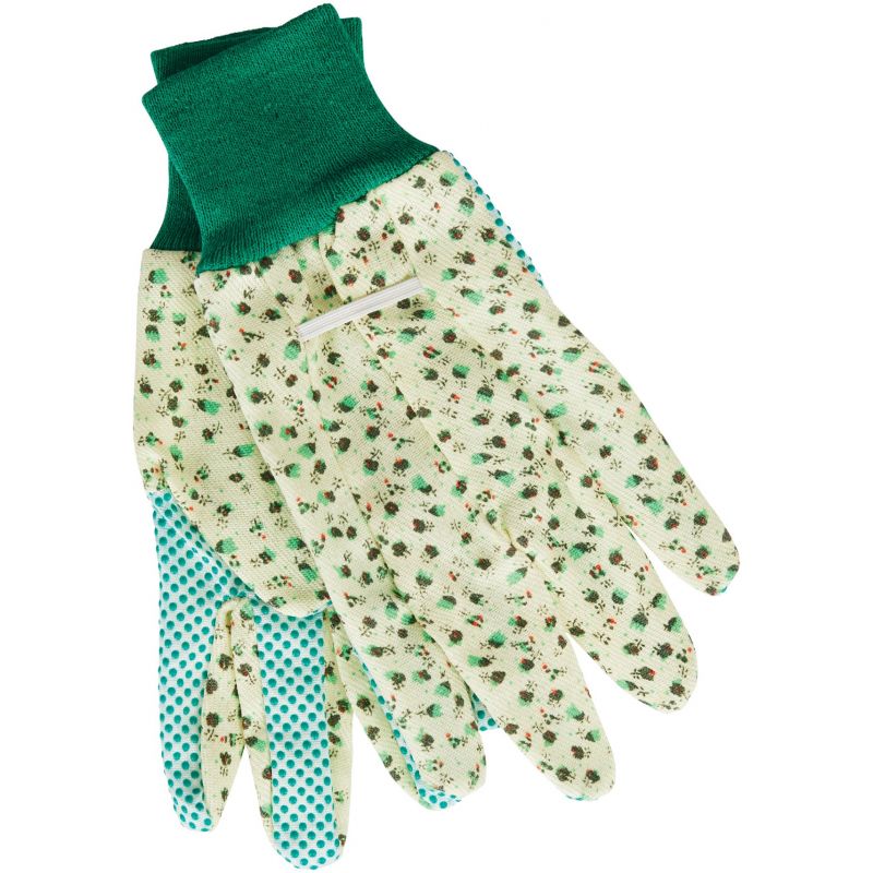 Best Garden Canvas Garden Glove With Knit Cuff 1 Size Fits Most, Assorted