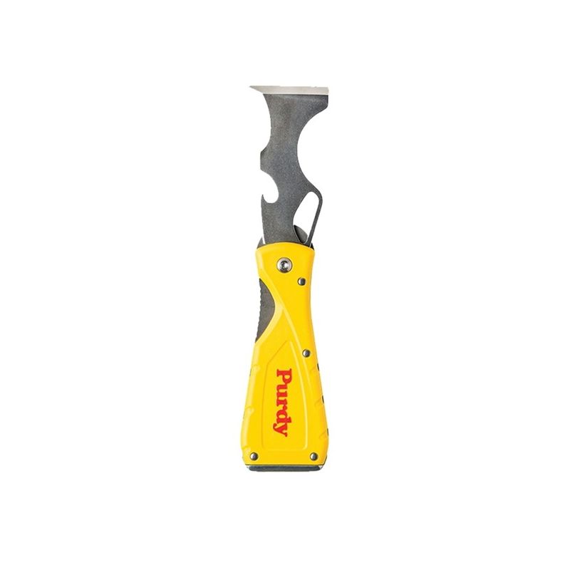 Purdy 140900600 Folding Multi-Tool, Rubber/Stainless Steel, Yellow Yellow