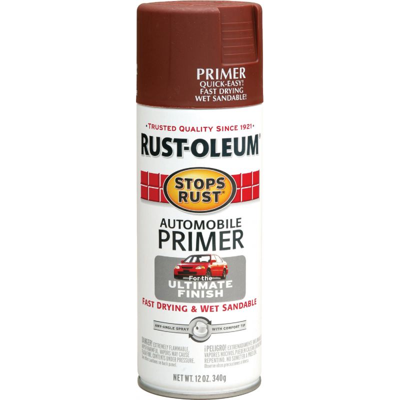 Rust-Oleum Stops Rust Auto Primer Red, 12 Oz.