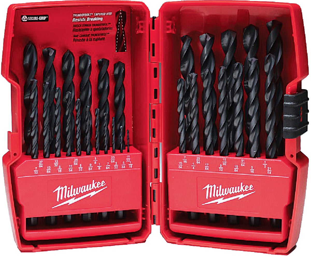 Milwaukee Thunderbolt Black Oxide Drill Bit Set 15 Piece for sale online 