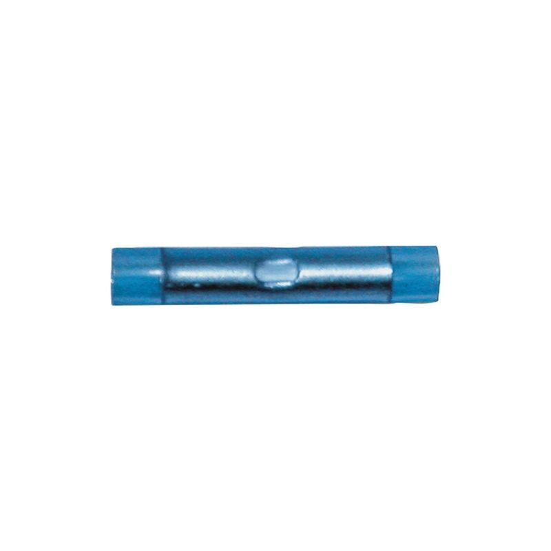 Calterm 65507 Butt Splice Connector, 600 V, Blue Blue