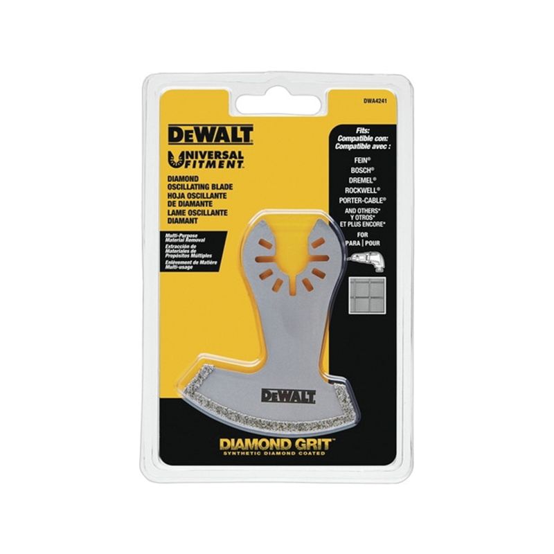 DeWALT DWA4241 Grout Removal Blade, 3 in 3 In, Silver