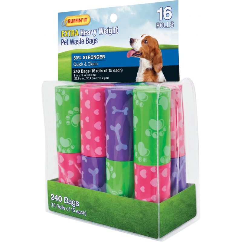 Ruffin&#039; it Extra Heavy Weight Pet Waste Bag
