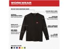 Milwaukee Heavy-Duty Pocket Long Sleeve Shirt 2XL, Black