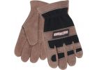 Channellock Leather Work Glove XL, Brown &amp; Black