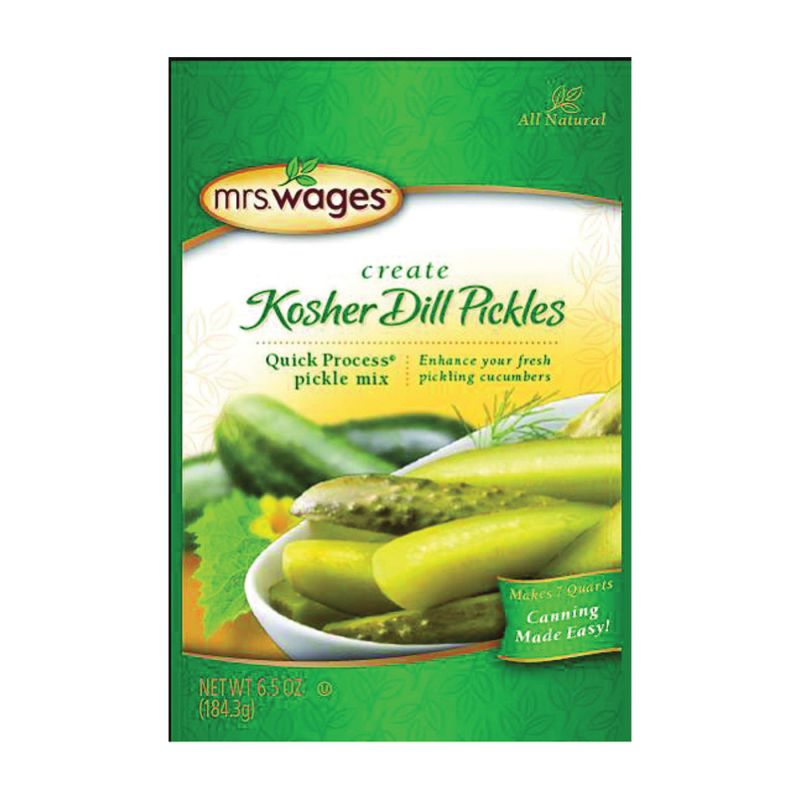 Mrs. Wages W622-J7425 Kosher Dill Pickle Mix, 6.5 oz Pouch
