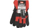 Do it Best Leather Winter Work Glove M, Assorted