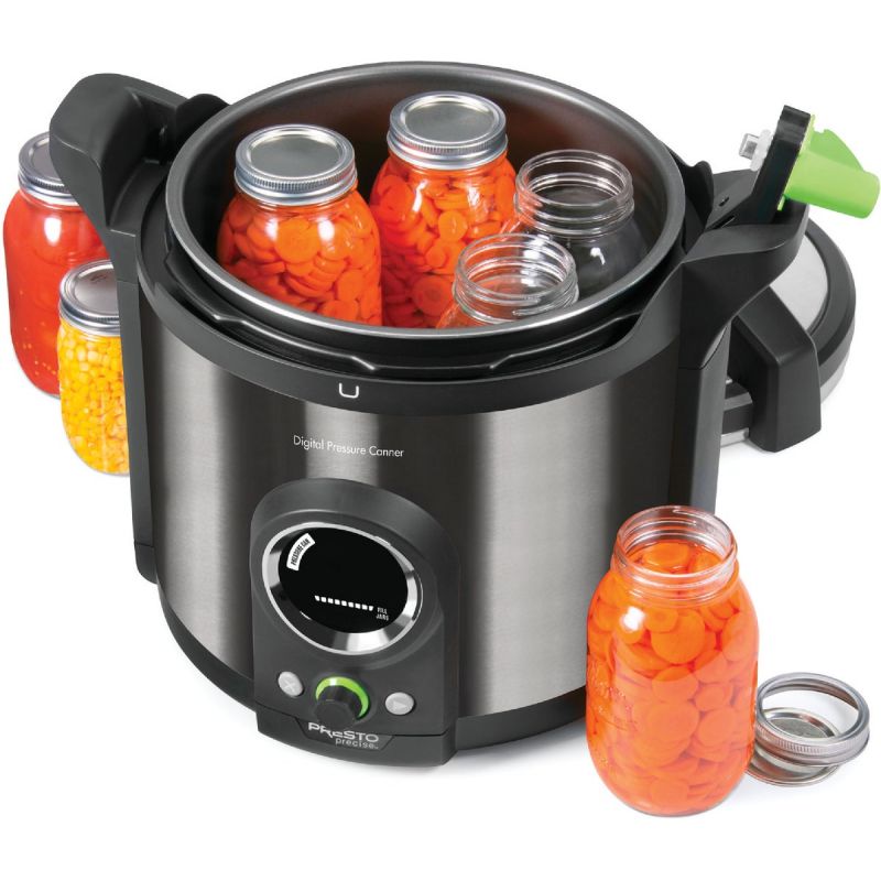Presto 6 Qt. Black Stainless Steel Electric Pressure Cooker with