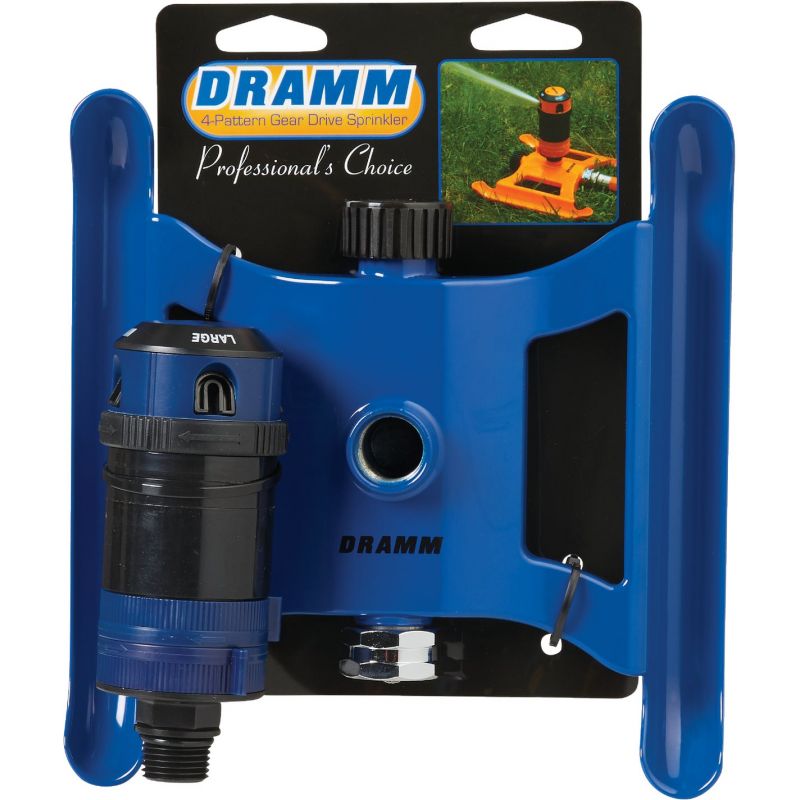 Dramm ColorStorm Gear Drive Sprinkler Blue