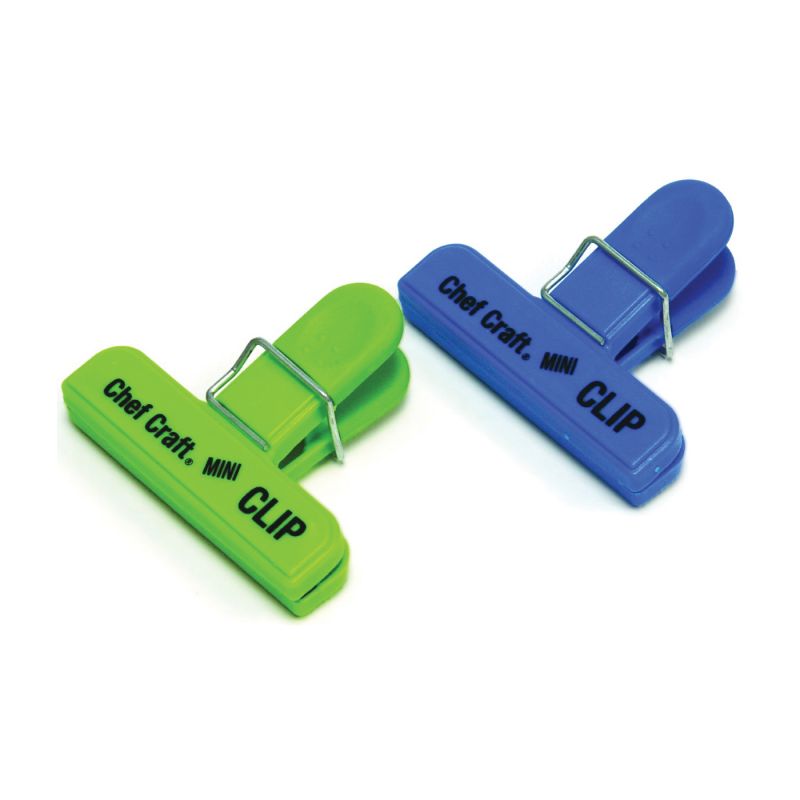 Chef Craft 21806 Bag Clip Set, Blue/Green Blue/Green