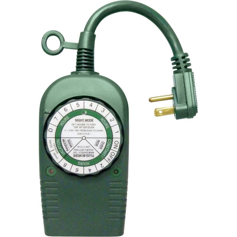 Do it Outdoor Timer with Photo Cell Green, 12.5A