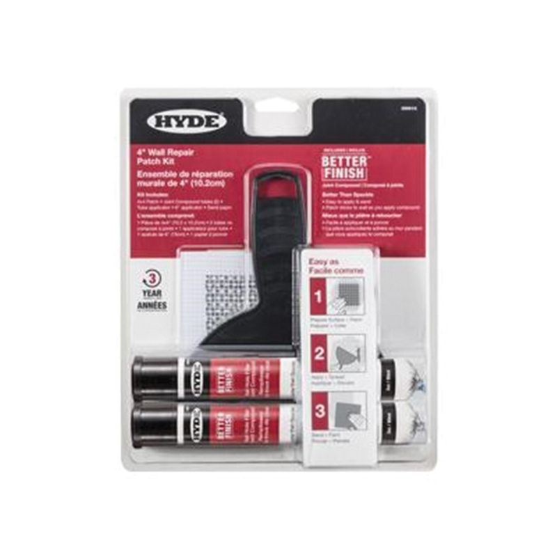 Hyde 9915 Wall Repair Patch Kit