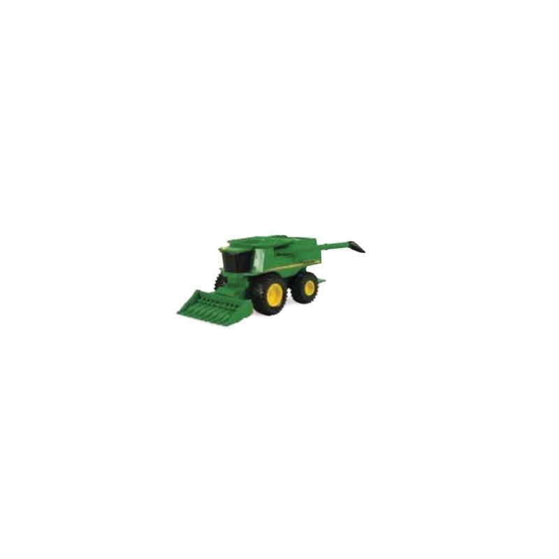 John Deere Toys Collect N Play Series 46585 Mini Combine Toy with Grain Head, 3 Years and Up