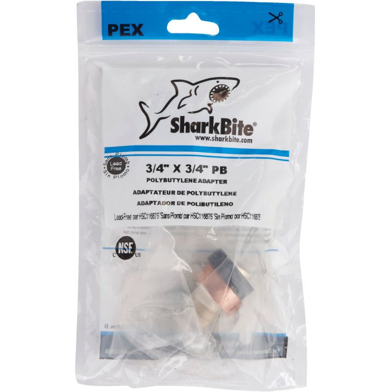 SharkBite Brass Polybutelene Coupling 3/4 In.