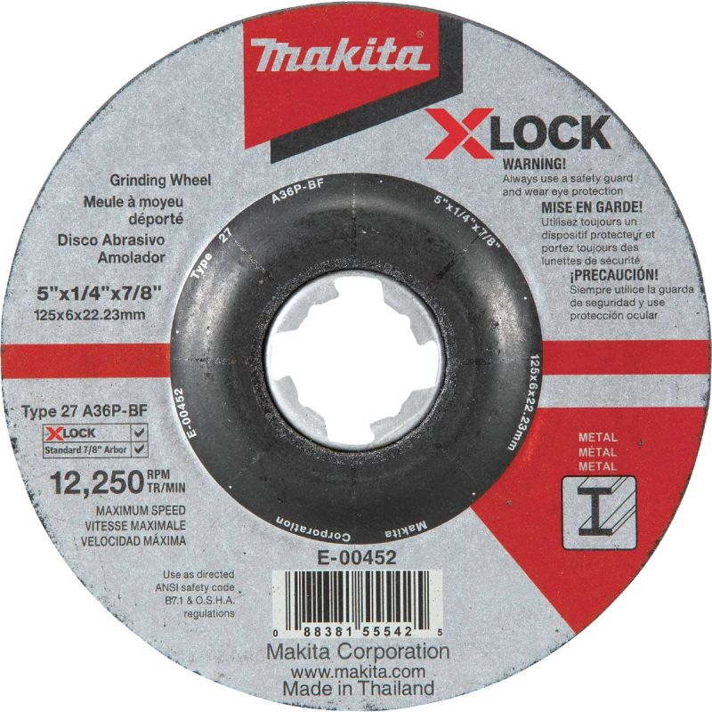 Makita X-LOCK Metal Grinding Cut-Off Wheel