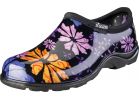 Sloggers Garden Shoe Size 7, Black With Flower Design