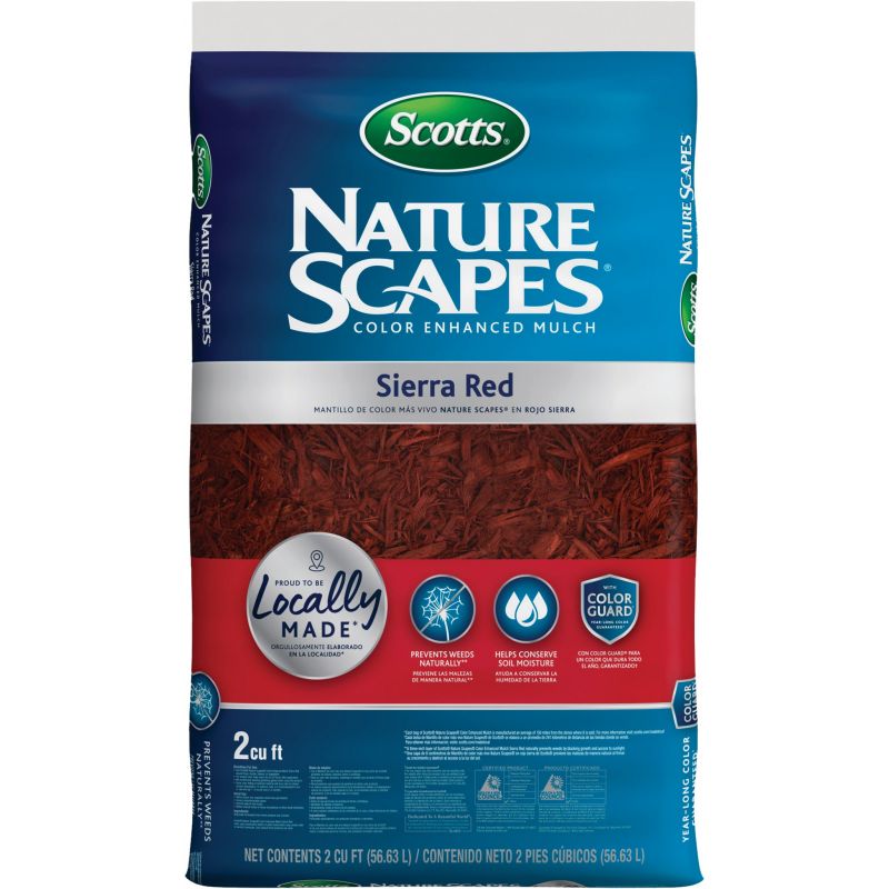 Scotts Nature Scapes Color Enhanced Mulch Red