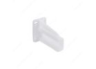 Richelieu BP603700112 Rear Socket, Plastic, White, For: 230M Series Blum Drawer Slides White