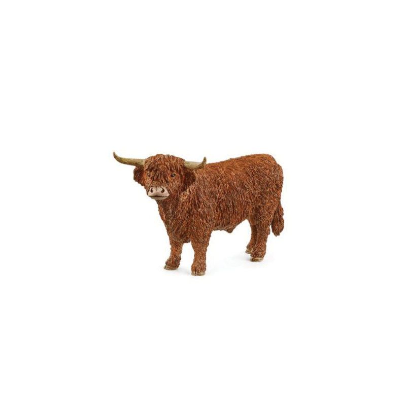 Schleich-S Farm World Series 13919 Toy, 3 to 8 years, Highland Bull, Plastic