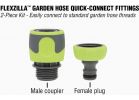 Flexzilla Standard Garden Hose 2-Piece Quick-Connect Coupler &amp; Plug Kit