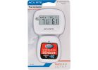 AcuRite Wireless Digital Indoor &amp; Outdoor Thermometer 2-1/2 In. Receiver, 2-1/2 In. Sensor, White