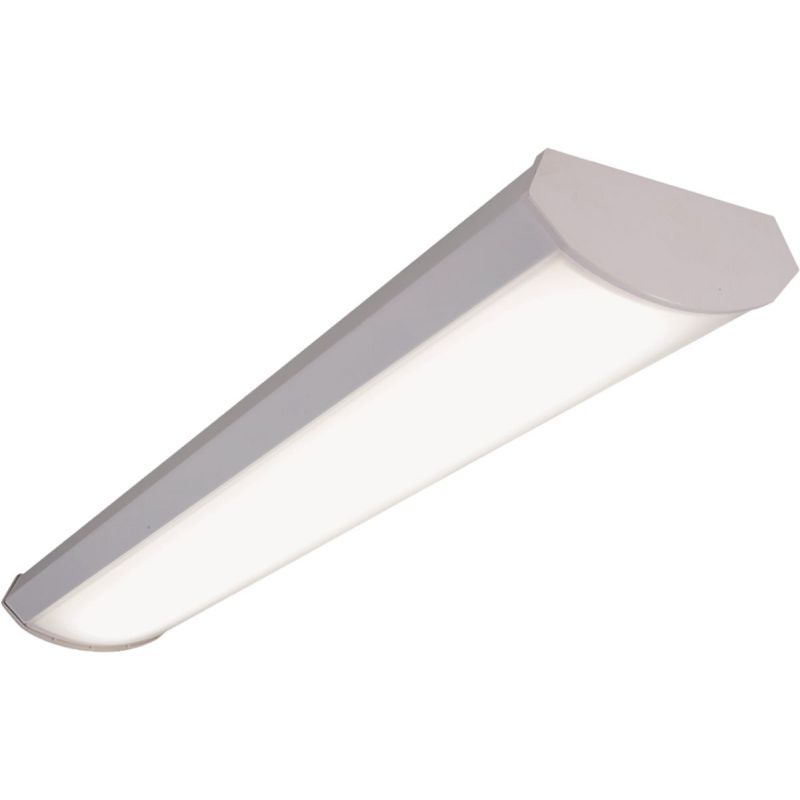 Metalux LED Title 24 Compliant Wraparound Ceiling Light Fixture White
